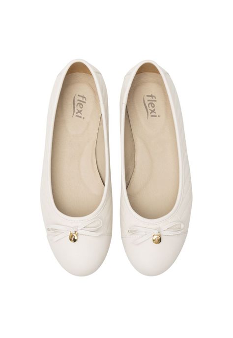 Ballerina Mujer Marie 116310 Blanco Flexi-5