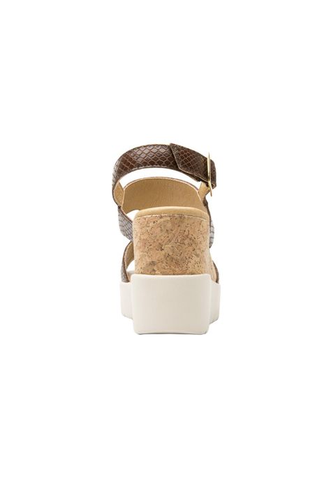 Sandalia Flexi Mujer Fetuccini Brown-5