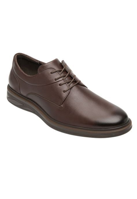 Zapato Hombre Cuero Pottery  Café Flexi-1
