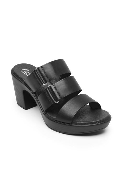 Sandalia Mujer Lory 102922 Negro Flexi-1