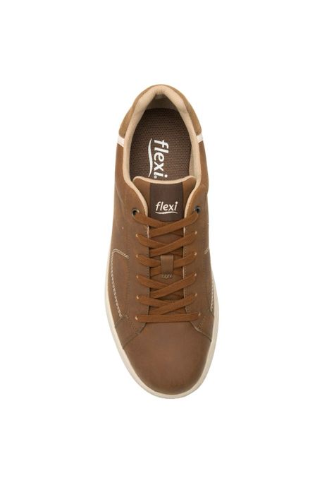 Zapatilla Hombre Griezman Café Flexi-5