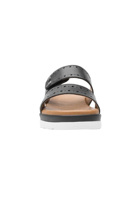 Sandalia Flexi Mujer Amarilis Negro-3