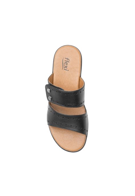 Sandalia Flexi Mujer Amarilis Negro-5