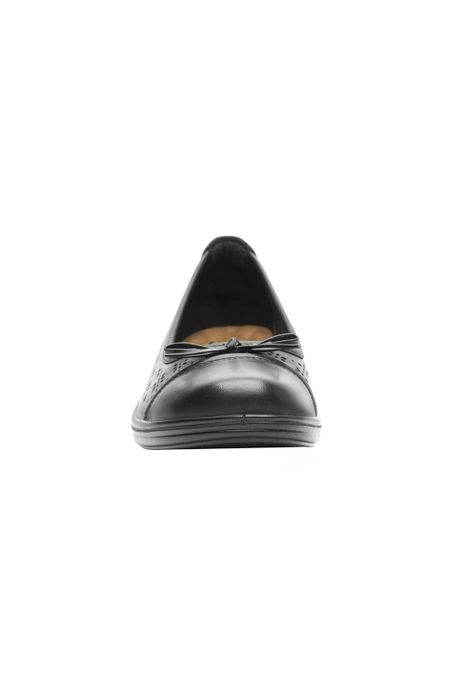 Zapato Mujer Cuero Castaña Negro Flexi-4