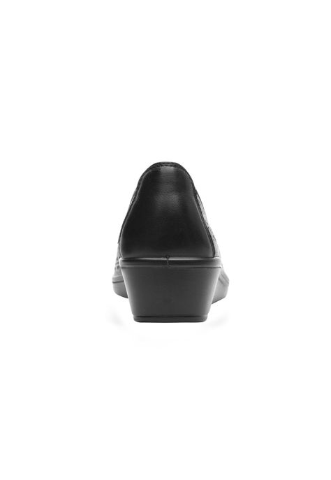 Zapato Mujer Cuero Castaña Negro Flexi-5