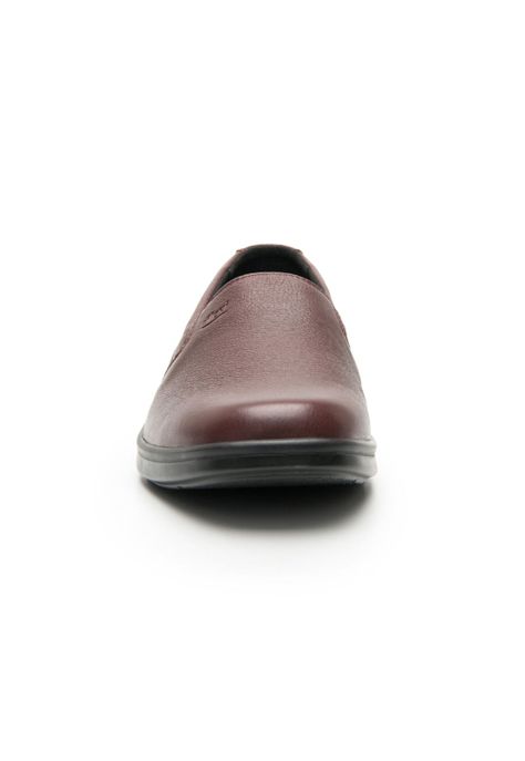 Zapato Mujer Cuero Jenelle 124501 Burdeo Flexi-4