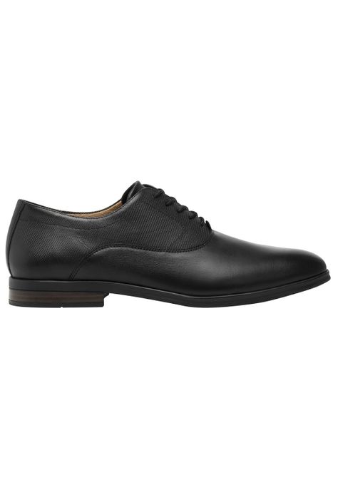 Zapato Hombre Cuero Crypto Negro Flexi-0