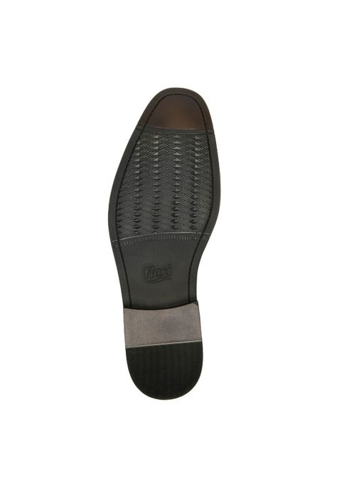 Zapato Hombre Cuero Crypto Negro Flexi-6
