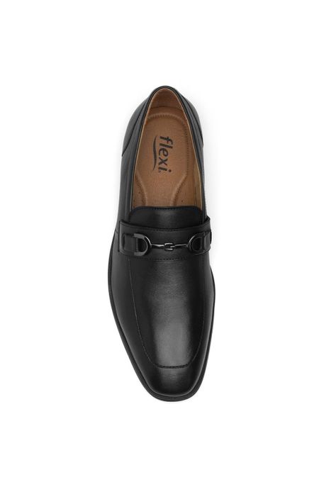 Zapato Hombre Cuero Crypto Negro Flexi-4