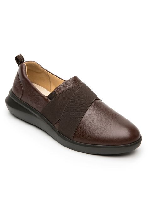 Zapato Mujer Cuero Alisha Café Flexi-1