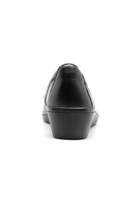 Zapato Mujer Cuero Castaña Negro Flexi-3