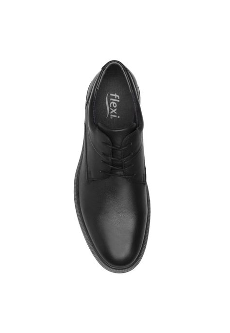 Zapato Hombre Cuero Pottery  Negro Flexi-2