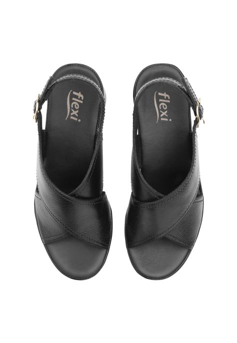 Sandalia Mujer Birgit 122701 Negra Flexi-5