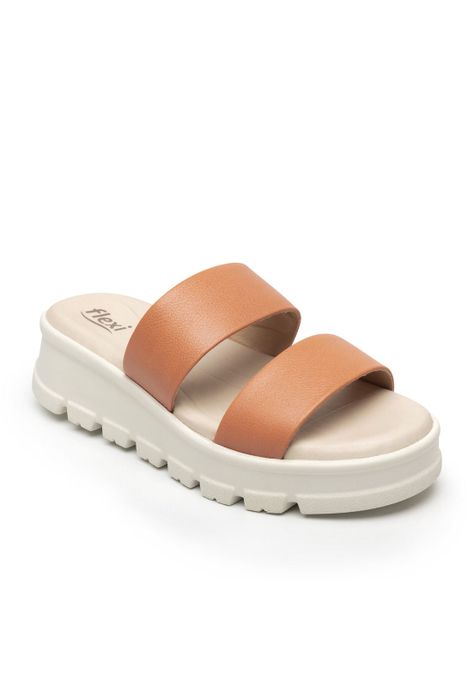 Sandalia Mujer Lexa 128506 Naranja Flexi-2