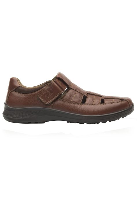 Sandalia Flexi Hombre Santiago Tan-0