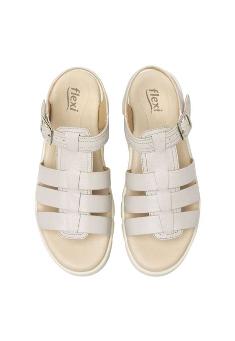 Sandalia Mujer Lexa 128503 Blanco Marfil-6