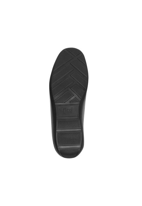 Mocasín Hombre Cuero Cos Negro Flexi-2
