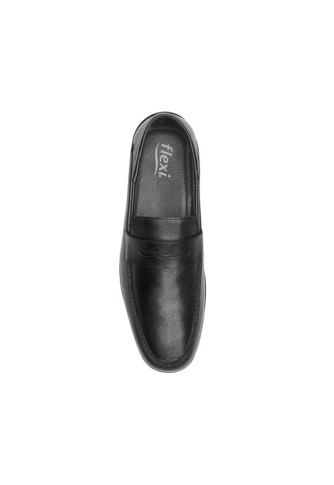 Mocasín Hombre Cuero Cos Negro Flexi-4