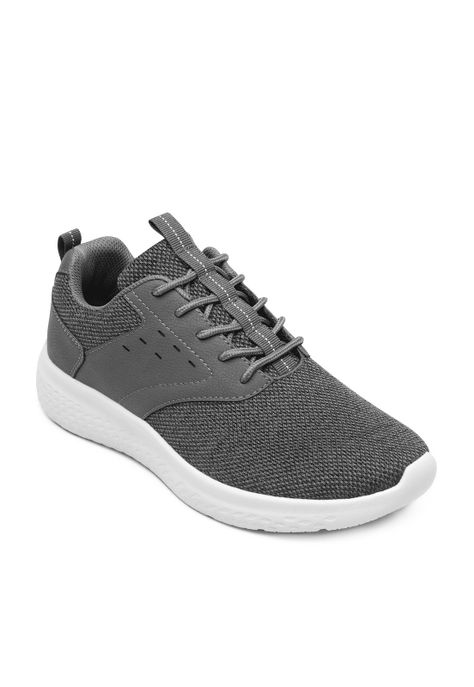 Zapatilla Hombre Barak 415501 Gris Flexi-1