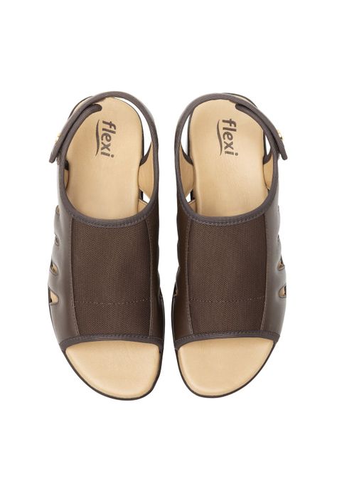Sandalia Mujer Gaia 34933 Café Flexi-5