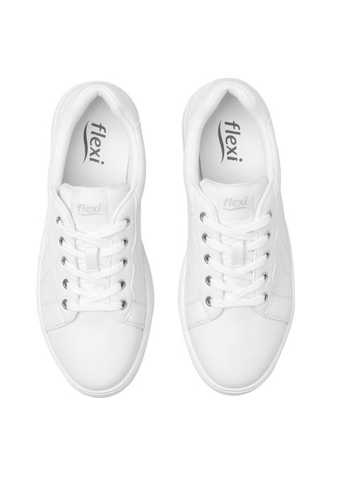 Zapatilla Mujer Bardi 129201 Blanca-5