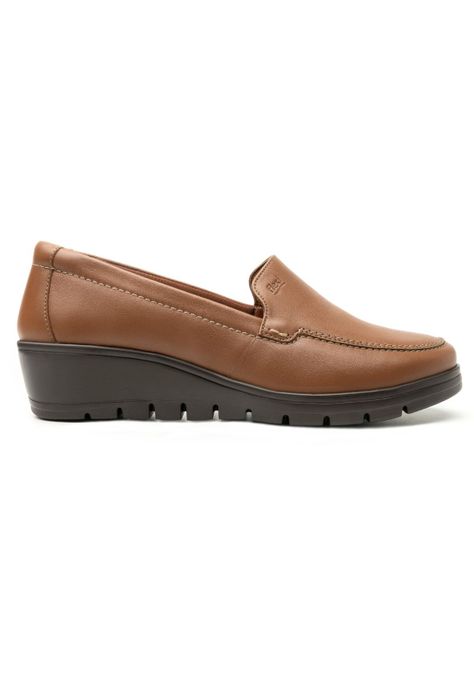 Zapato Mujer Cuero Cataleya Cafe Flexi-1
