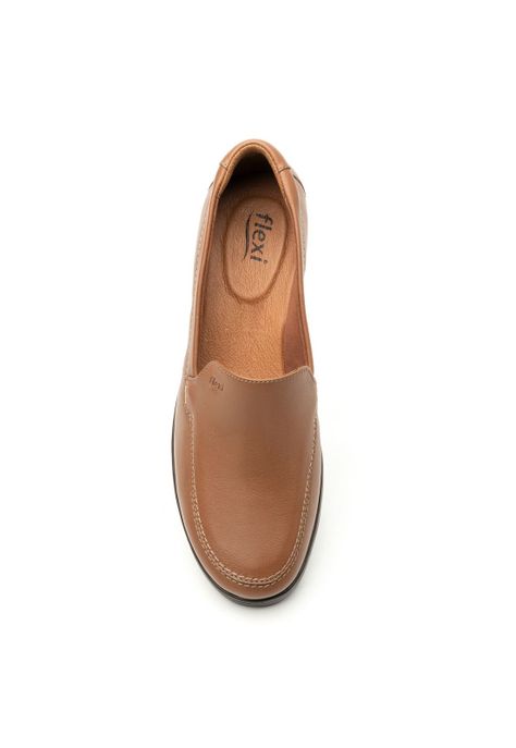 Zapato Mujer Cuero Cataleya Cafe Flexi-5