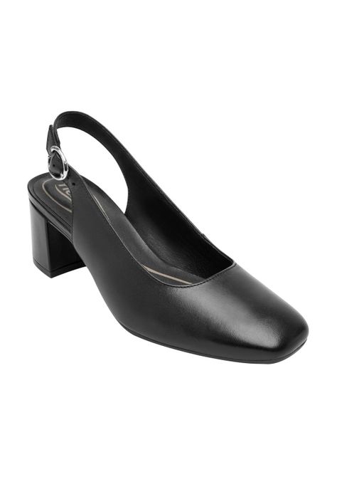 Zapato Mujer Cuero Marione Negro Flexi-1