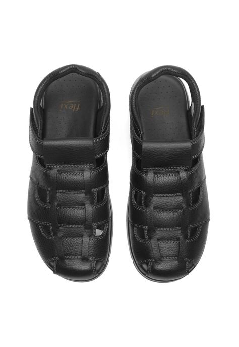 Sandalia Hombre Odin 400026 Negro Flexi-5