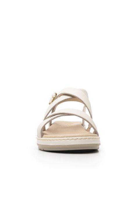 Sandalia Mujer Peonia 100227 Blanco Crema Flexi-4