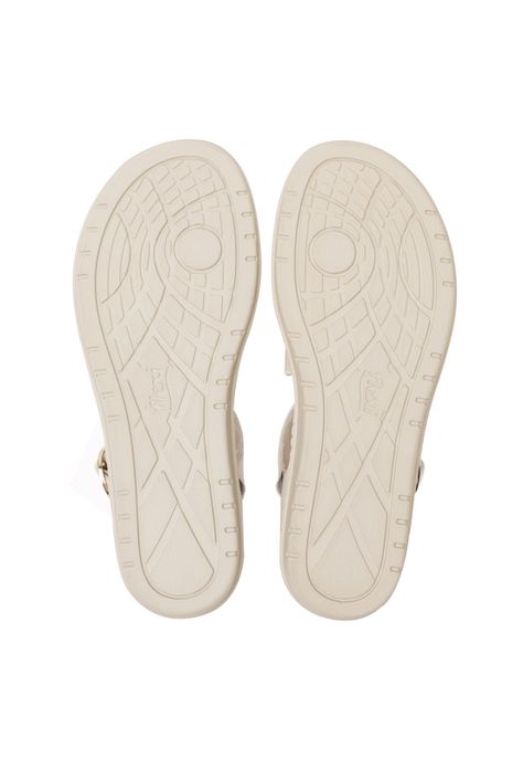 Sandalia Mujer Peonia 100227 Blanco Crema Flexi-5