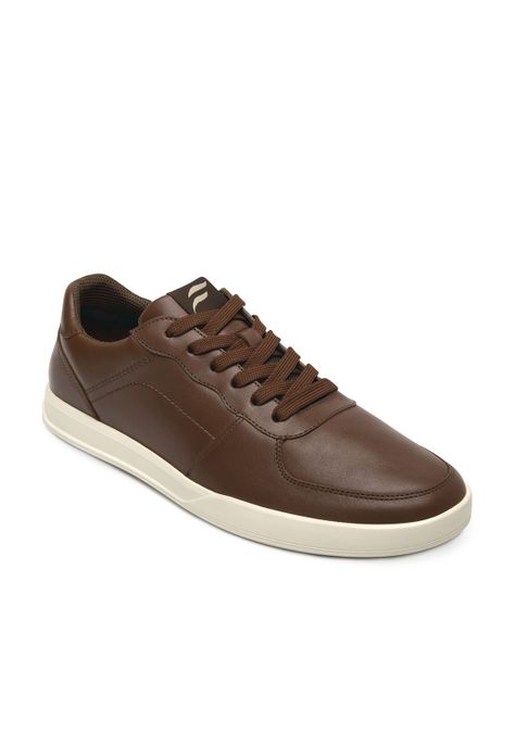 Zapatilla Hombre Creta 412408 Café Flexi-2