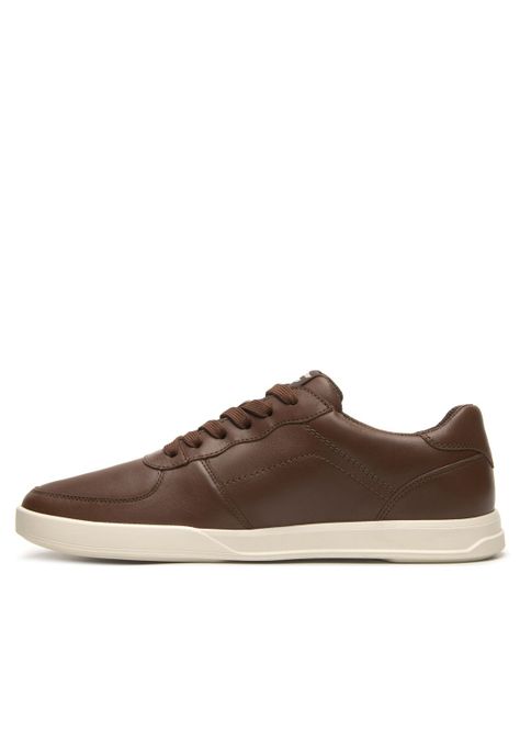 Zapatilla Hombre Creta 412408 Café Flexi-4