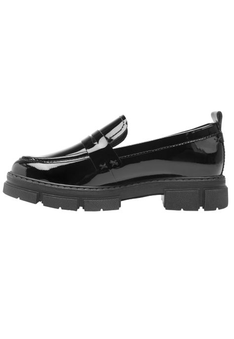 Mocasín Mujer Cuero Dune 124602 Negro Flexi-2