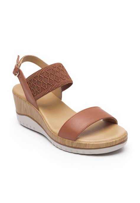 Sandalia Mujer Emily 113310 Rosa Terracota Flexi-1