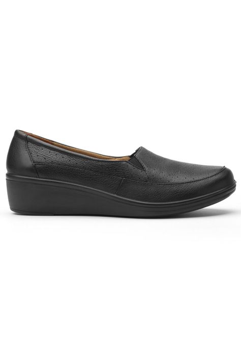 Zapato Mujer Cuero Castaña Negro Flexi-2