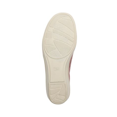 Zapato Mujer Cuero Castaña Rojo Flexi-7