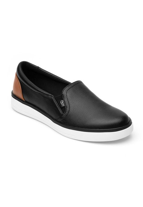 Zapatilla Mujer Canoli Negro Flexi-1