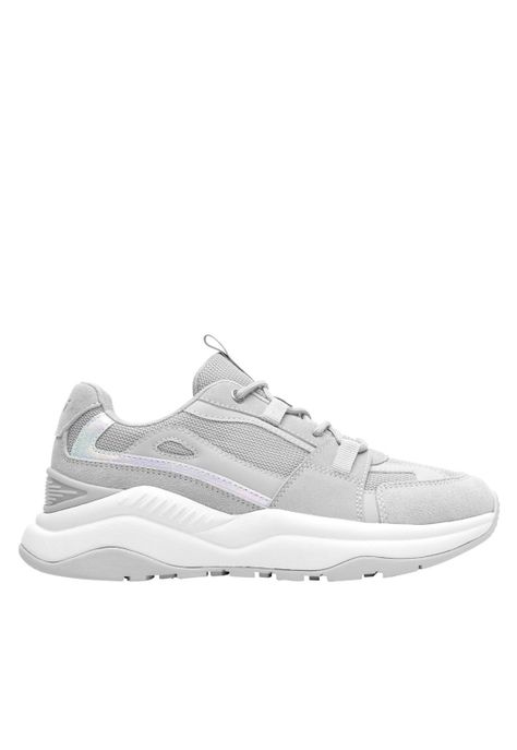 Zapatilla Mujer Nami 124903 Gris Flexi-0