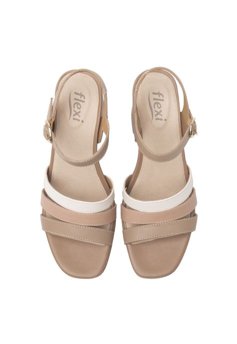 Sandalia Mujer Kadeisha 123007 Taupe Flexi-5