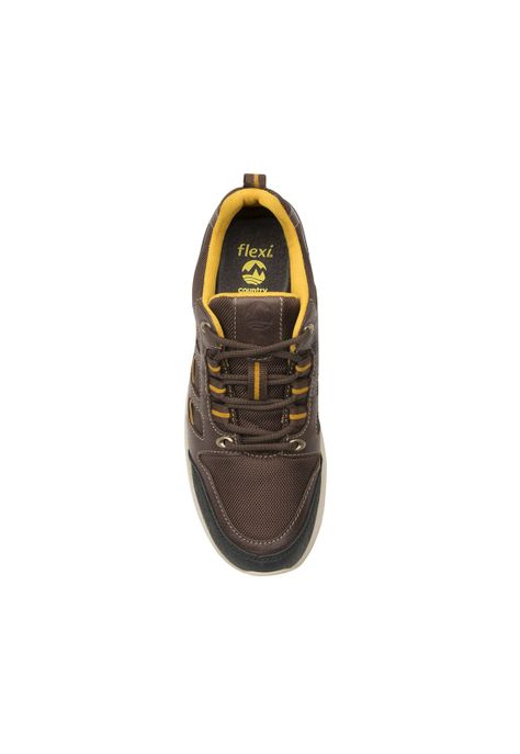 Zapato Flexi Hombre Frey Chocolate-6