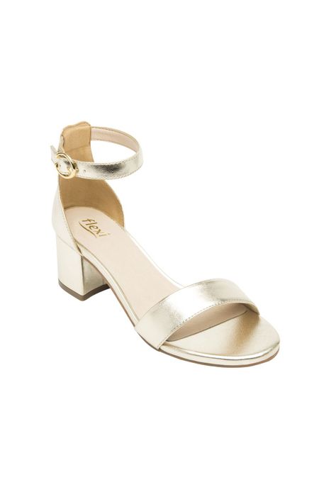 Sandalia Mujer Celine Dorado Flexi-1