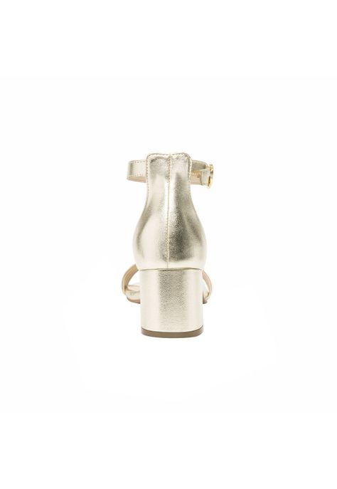 Sandalia Mujer Celine Dorado Flexi-4