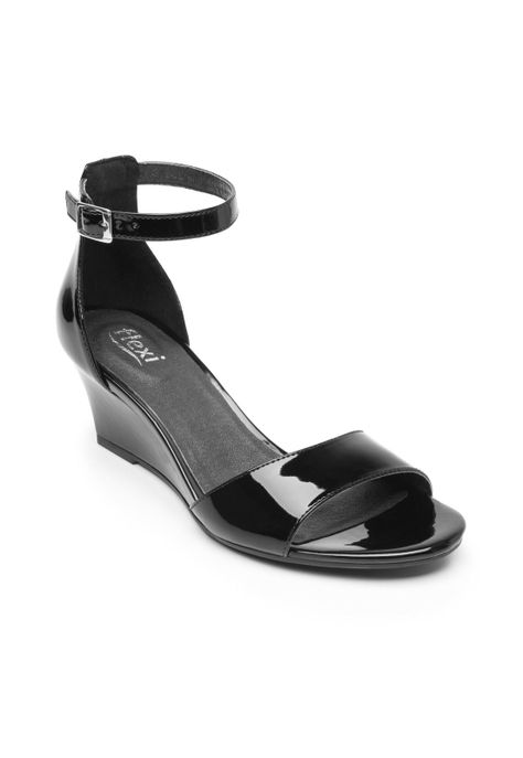 Sandalia Mujer Gilma 128301 Negro Flexi-1