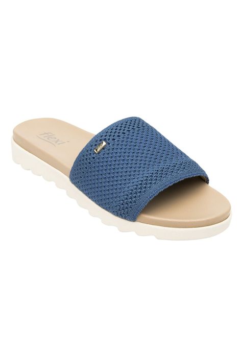 Sandalia Mujer Norah Azul Flexi-1
