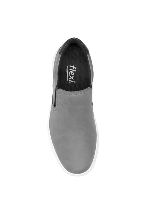 Zapatilla Hombre Griezman Gris Flexi-5
