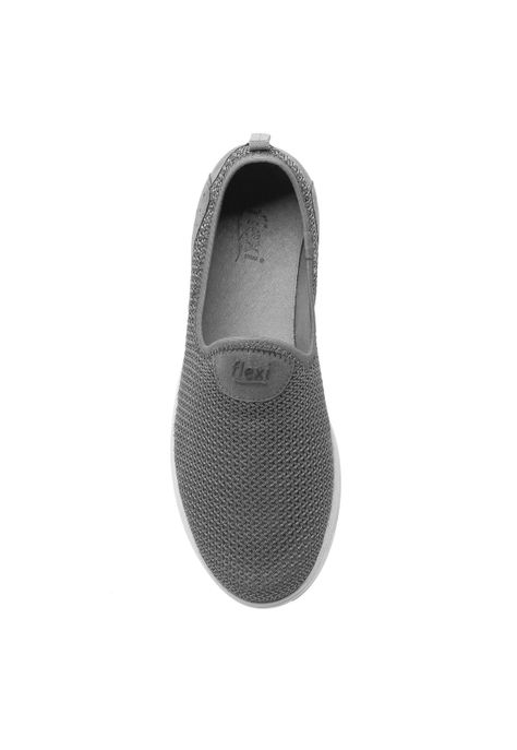 Zapatilla Mujer Grecya 104901 Gris Flexi-4