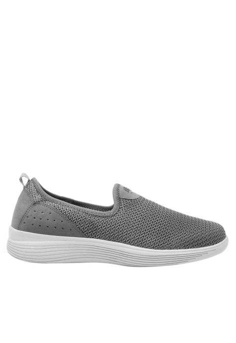 Zapatilla Mujer Grecya 104901 Gris Flexi-0