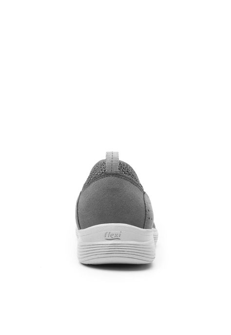Zapatilla Mujer Grecya 104901 Gris Flexi-2