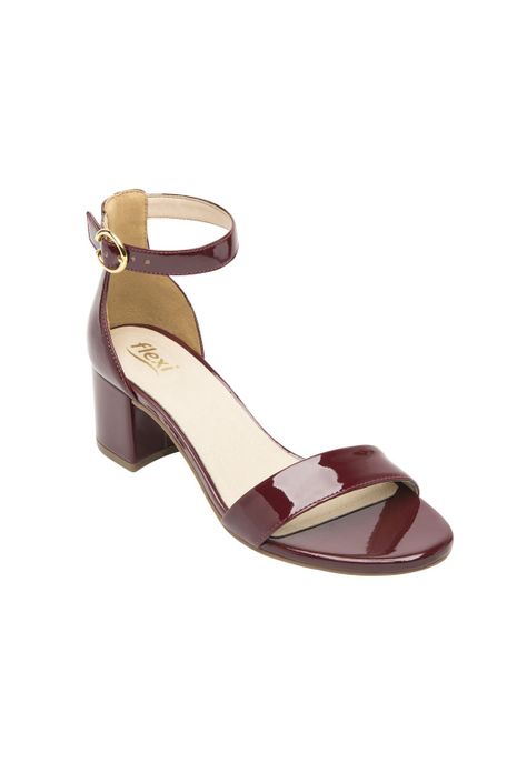 Sandalia Mujer Celine Rojo Osc. Flexi-1